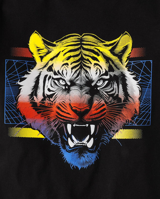 The Children's Place Boys' Gamer Short Sleeve Graphic T-Shirts,multipacks, Dino/Tiger/Iguana, Large