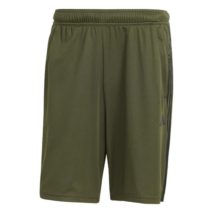 adidas Men's Training Essentials Pique 3-Stripes Training Shorts, Night Cargo/Black, XX-Large