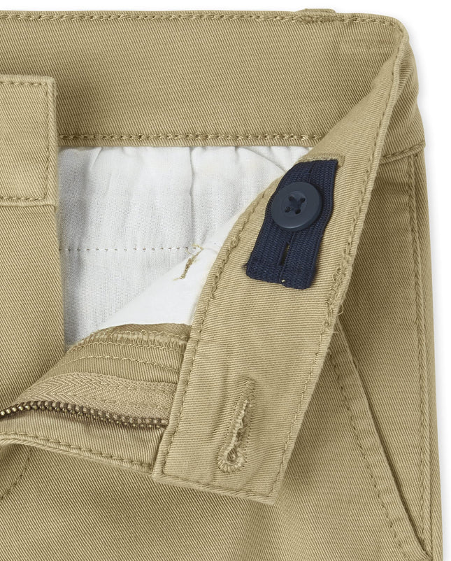The Children's Place Boys' Stretch Skinny Chino Pants, Flax, 5 Slim