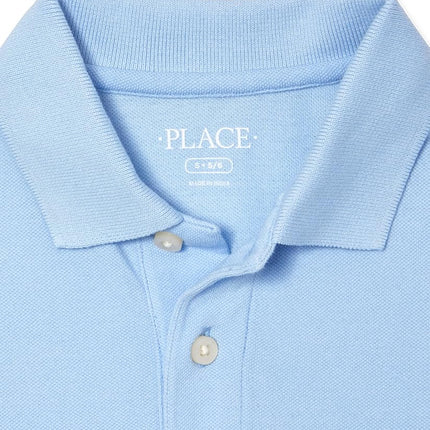 The Children's Place Boys Short Sleeve Pique Polo Shirt, Brook 2 Pack, X-Small US, Brook 2 Pack, X-Small