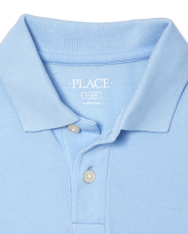 The Children's Place Polo piqué à manches courtes pour garçons, lot de 2 Brook, taille TP US, lot de 2 Brook, taille TP