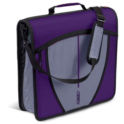 Case-it Mighty Zip Tab School Zipper Binder | 3-In