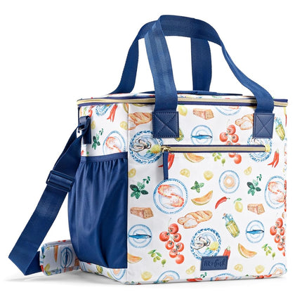 Fit & Fresh, 24-Can Soft Cooler Bag Insulated Leak-Resistant, Portable Soft Cooler, Large Cooler, Soft Sided Cooler Bag, Travel Cooler, Al Fresco