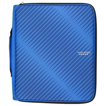 Five Star 2 Inch Zipper Binder, 3 Ring Binder, 6-P