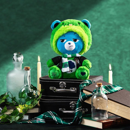 Care Bears x Harry Potter Slytherin Grumpy Bear 30cm Hoodie Plush – Premium Hogwarts House Collectible, Ages 4+, Brown
