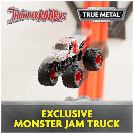 Monster Jam ThunderROARus Drop Playset with Exclusive Monster Truck, Over 2 Metres Tall, Lights and Sounds, Kids’ Toys for Boys and Girls Ages 5 and up