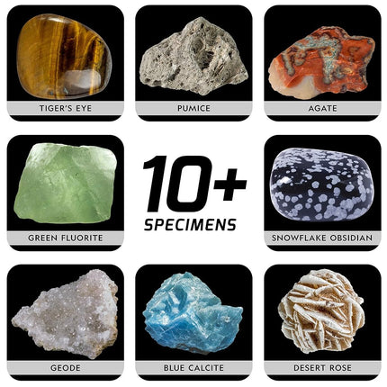 Blue Marble NATIONAL GEOGRAPHIC Earth Science Kit - Over 15 Science Experiments & STEM Activities for Kids, Includes Crystal Growing Kit, Volcano Science Kit, Dig Kits & More