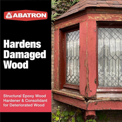 Abatron LiquidWood Epoxy Wood Consolidant, 2 Quart Kit, Part A & B