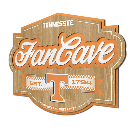 NCAA Tennessee Volunteers : Panneau pour caverne de fan