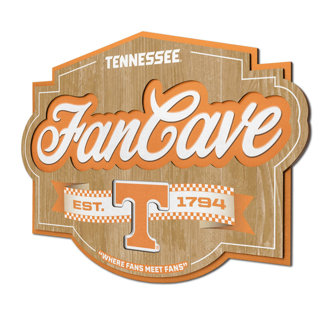 NCAA Tennessee Volunteers Fan Cave Sign