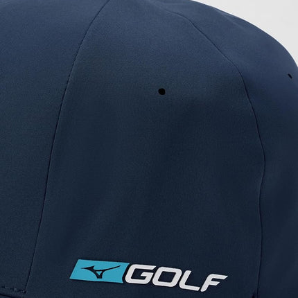 Mizuno Women's Tour Delta Fitted Hat, Navy, X-Large