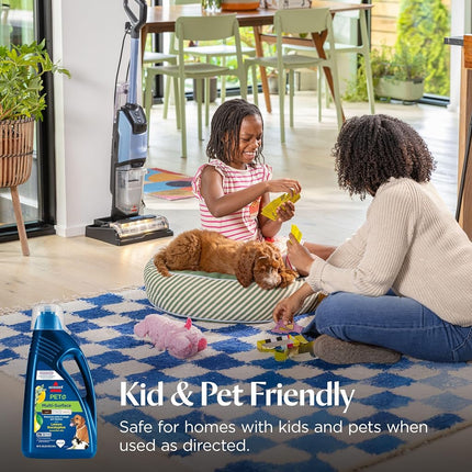Bissell Multi-Surface Pet with Citrus, 3444G, 80oz, Safe on Sealed Hard Floors and Area Rugs, Removes tough pet messes and elimantes odors, Lemon Eucalyptus Essential Oils