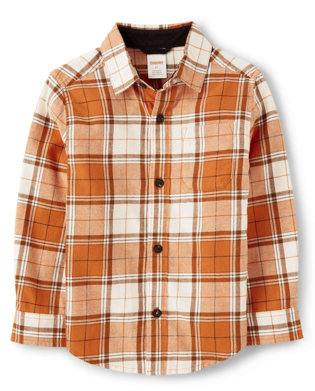 Gymboree,and Toddler Long Sleeve Plaid Button Up S