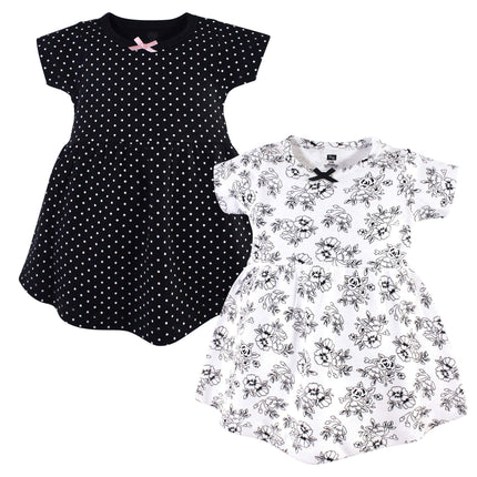 Hudson Baby Baby Cotton Dress, 2 Pack, Toile, 4 To