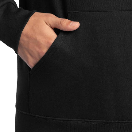 Fruit of the Loom Unisex's Eversoft Fleece Hoodies, Full Zip, Moisture Wicking & Breathable, Sizes S-4x Shirt, Black Pullover, Large