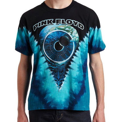 Liquid Blue Men's Pink Floyd Pulse V Tie Dye T-Shi