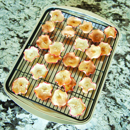 Plaque de cuisson pour bacon Nordic Ware 45027AMZ, 43 x 30 cm, acier inoxydable