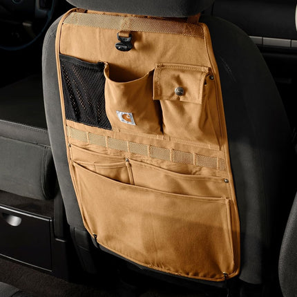 Carhartt Universal Nylon Duck Seat Back Organizer, Black