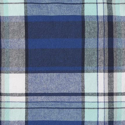 The Children's Place Baby and Toddler Boys Printed Chino Shorts, Blue Plaid, 12-18 Months
