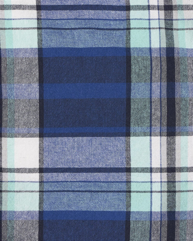 The Children's Place Pantalones Cortos Chino Estampados para Bebés y Niños Pequeños, Cuadros Azules, 12-18 Meses