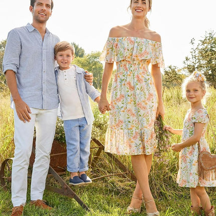 Gymboree, y Pantalones de Lino con Cordón para Bebé, Niño Azul, Talla 12