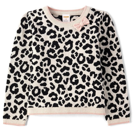 Gymboree Girls' and Toddler Long Sleeve Sweaters, Red Bow, 4T