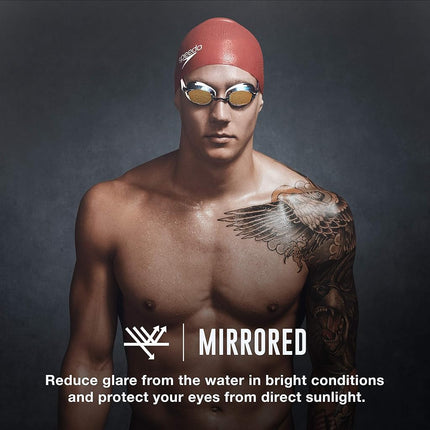 Speedo Unisex-Adult Swim Goggles Mirrored Vanquisher 2.0 USXMIRRORVANQUISHER2.0A