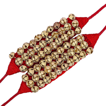 HANDTECHINDIA Dancing Bells Ghungroo Pair, Double 
