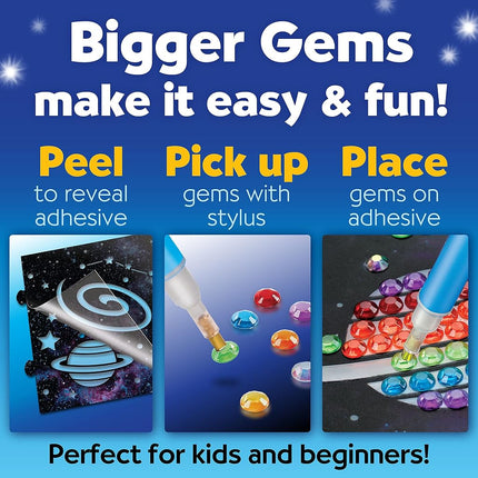 Creativity for Kids Big Gem Diamond Painting Light - Crea Tu Propia Luz Nocturna DIY, Kit de Manualidades con Diamantes para Niños de 6 a 8+ Años