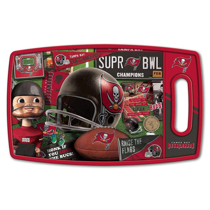 YouTheFan NFL Tampa Bay Buccaneers Retro Series Cutting Board