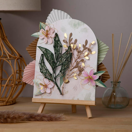 Craft Crush DIY Arched String Art - Interior Design Craft Kit for Teens and Adults- Everything Included for Floral Design - for Teens Ages 13 and Up