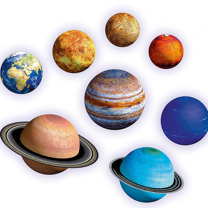 Ravensburger 3D Puzzle Ball - Solar System - Ages 9+, 54 Pieces