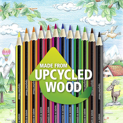 STAEDTLER Colored Pencils, Premium Quality Extruded Coloring Pencils with Break-Resistant Lead, Box of 24