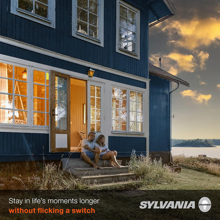 Foco LED Sylvania Dusk to Dawn A21 con sensor de luz de encendido/apagado automático, 100W=13W, 1500 lúmenes, 5000K, luz diurna - 1 paquete (41291)