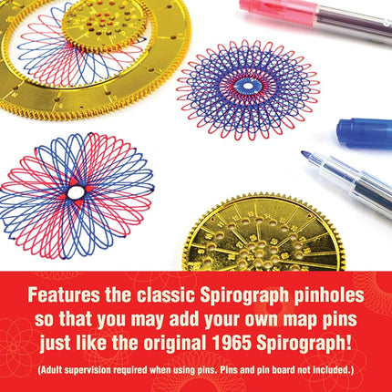 Spirograph Die-cast Collector’s Set, Multi, 14 piece (1021RZ)