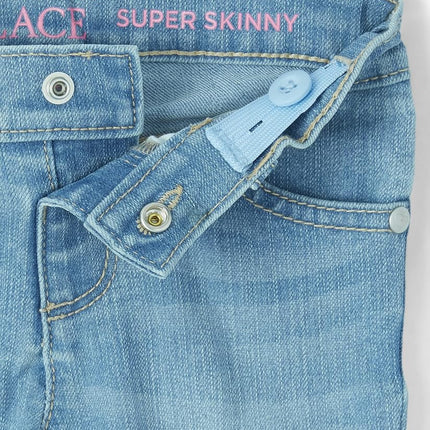 The Children's Place Baby Girls' and Toddler Super Skinny Jeans, Lt Jayblue Wash, 4T