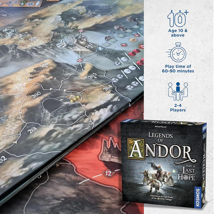 Thames & Kosmos | 692803 | Legends of Andor: The Last Hope Expansion | Cooperative Adventure Game | 2-4 Players | Ages 10+