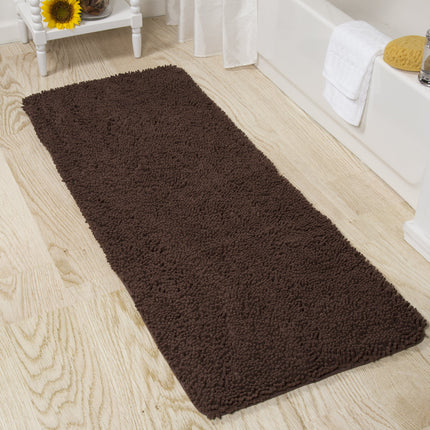 Bedford Home Memory Foam Shag Bath Mat 2-Feet by 5