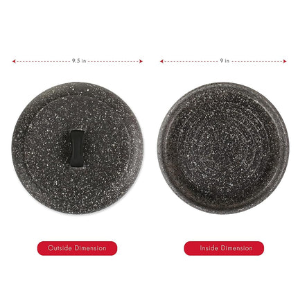 Dexas Extra Large Microwavable Tortilla Warmer, Granite Pattern
