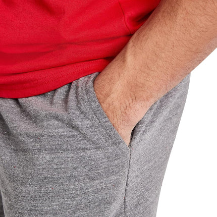 Hanes Originals Homme Short en molleton éponge, short de sport à enfiler, 9 po, Noir 50r Pe Heather, Petit