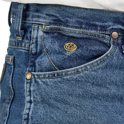 Wrangler Men's George Strait Cowboy Cut Slim Fit Jean, Dark Stone, 36W x 30L