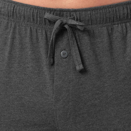 Fruit of The Loom Mens Extended Sizes Jersey Knit Sleep Pajama Lounge Pant (1 & 2 Packs), Charcoal Heather, 3X Tall