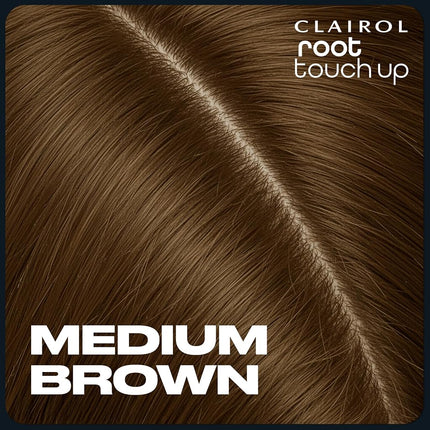 Clairol Temporary Root Touch-up Concealing Powder, Shade Medium Brown, 3 Count