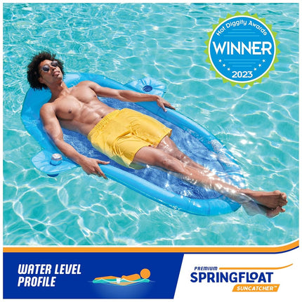 SwimWays PremSprngFloatSunCatcherBlue