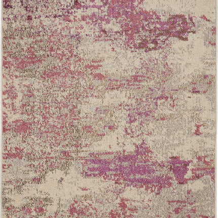 Nourison Celestial Modern Area Rug, 3' x 5' (3' x 5'), Ivory/Pink