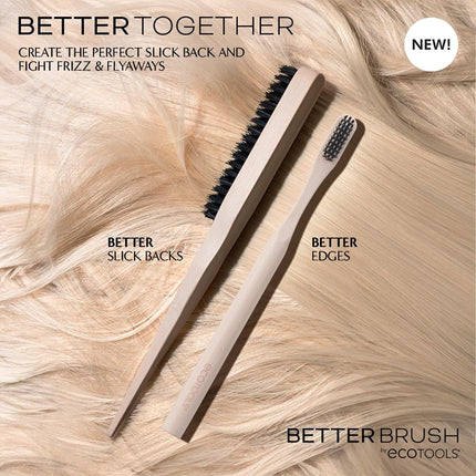 EcoTools Cepillo para el cabello Slick Back, 1 unidad