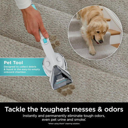 Shark PXCMBUNDLE StainStriker Complete Bundle para limpiadores portátiles Shark StainStriker, para alfombras y tapetes, elimina instantáneamente los olores, OXY Multiplier de 32oz y Deep Clean Pro de 16oz