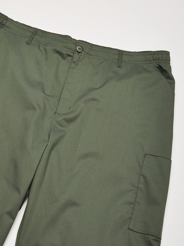 WonderWink 503XOLIV2XL Wonder Work Men's Cargo Pant, Olive, Extended-2XL Size