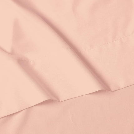 Elegant Comfort Luxury 4-Piece Bed Sheet Set - Luxury Bedding 1500 Premium Hotel Quality Microfiber, Wrinkle Resistant Cool and Breathable, Easy Elastic Fitted, Full, Blush Pink