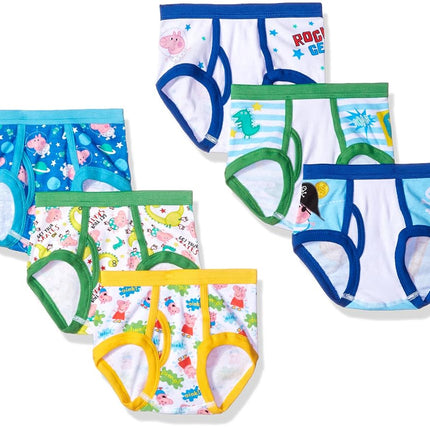 Peppa Pig 7-Pack Toddler Boy Brief, Multi, 2/3T